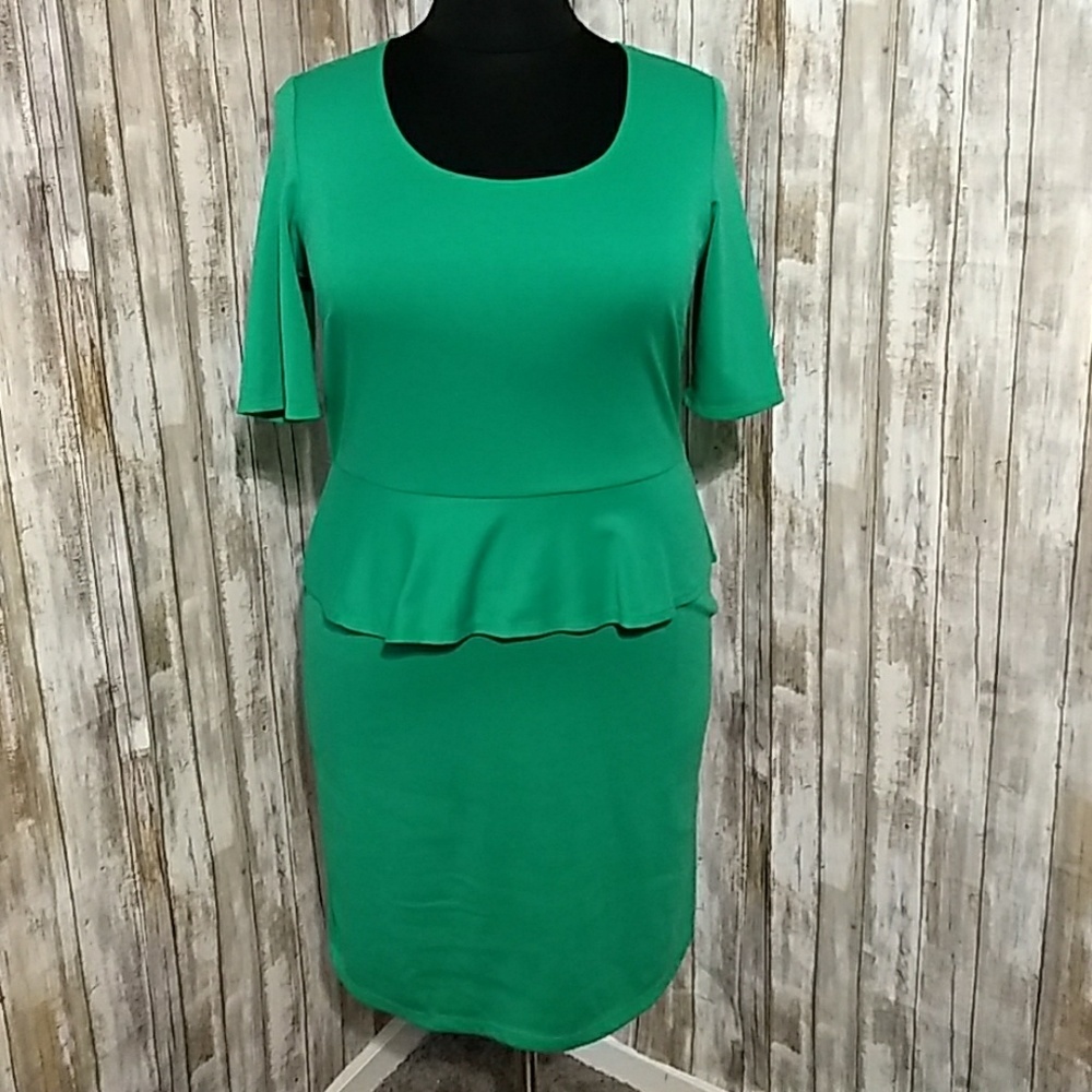 Sunny Leigh green dress